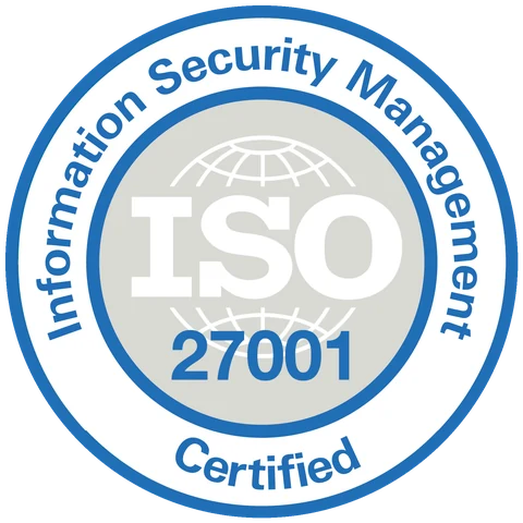 ISO/IEC 27001:2022 Certified